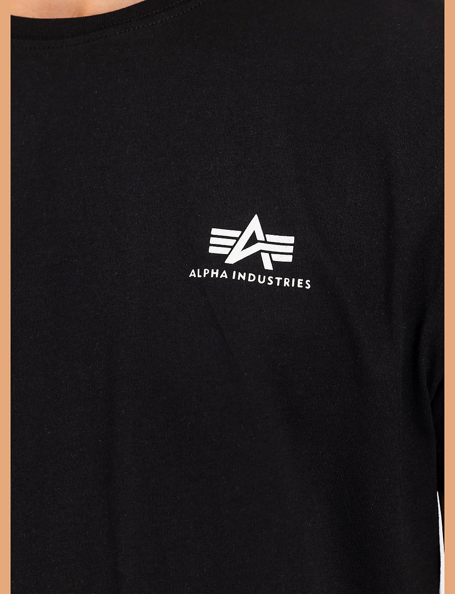 Alpha Industries - Backprint T - t-shirts - black - 4