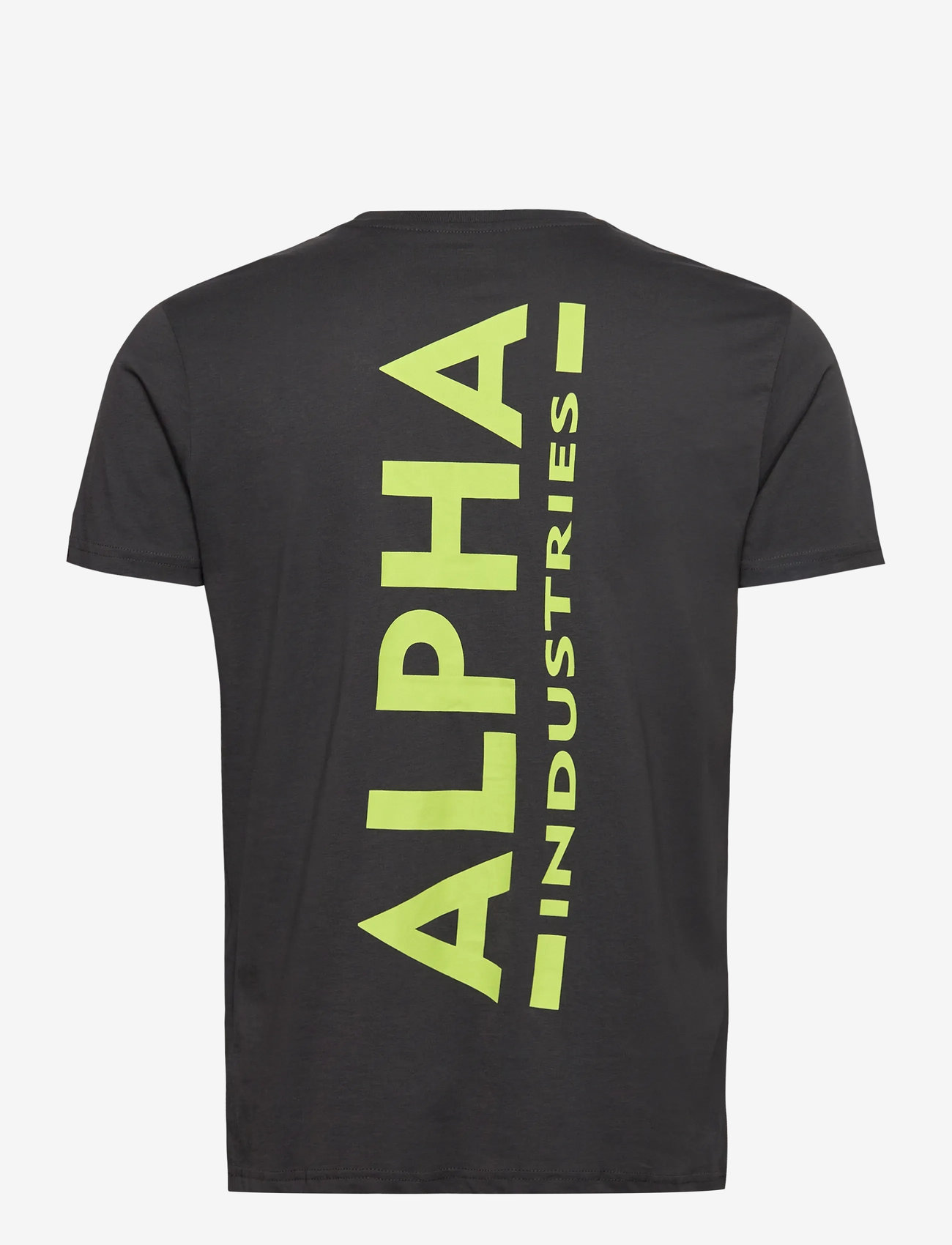 Alpha Industries - Backprint T - efterårstøj - vintage grey - 1
