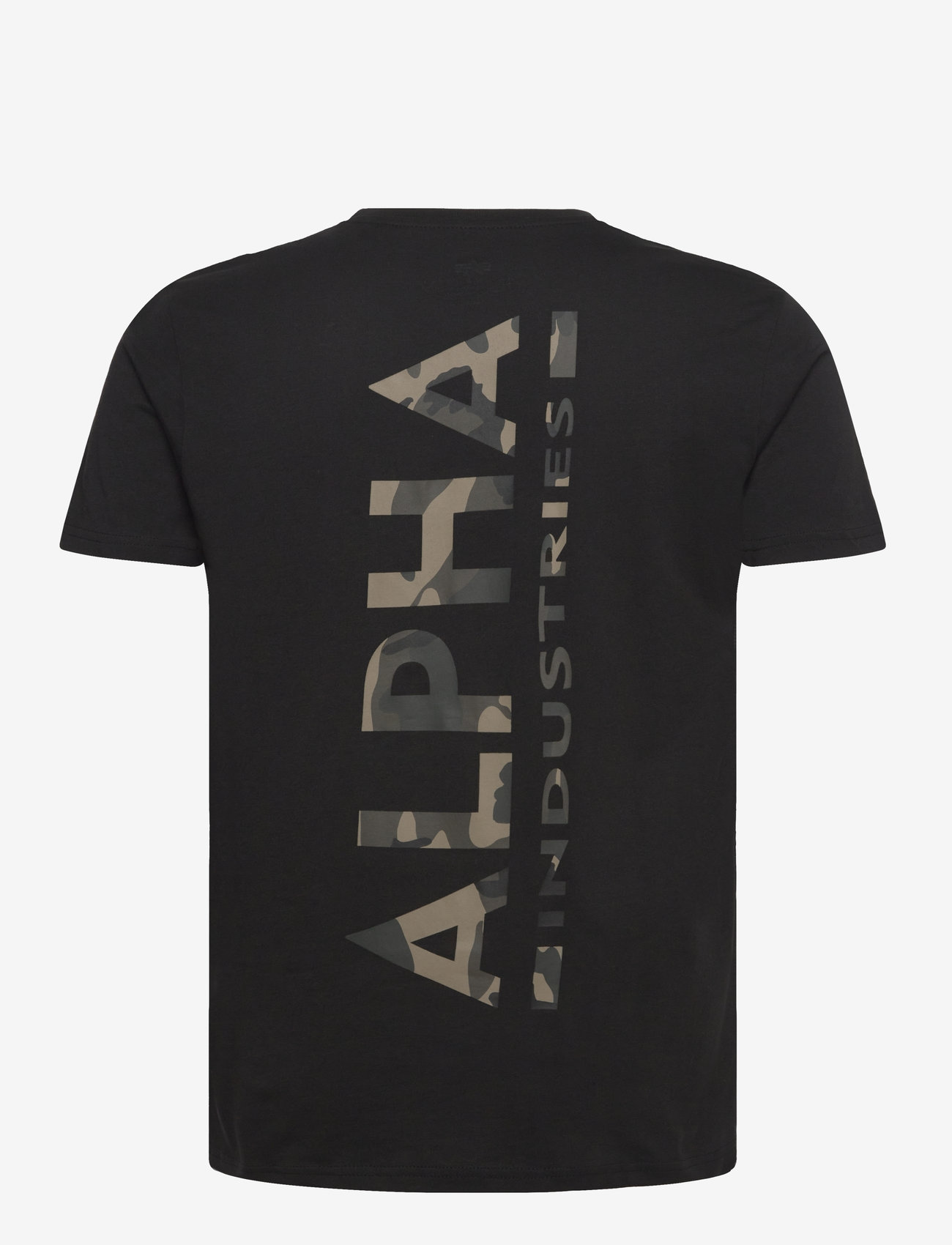 Alpha Industries - Backprint T Camo Print - herbstliche kleidung - black/woodland - 1