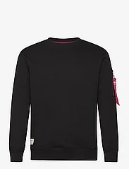 Alpha Industries - USN Blood Chit Sweater - hættetrøjer - black - 0