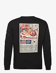Alpha Industries - USN Blood Chit Sweater - džemperiai su gobtuvu - black - 1