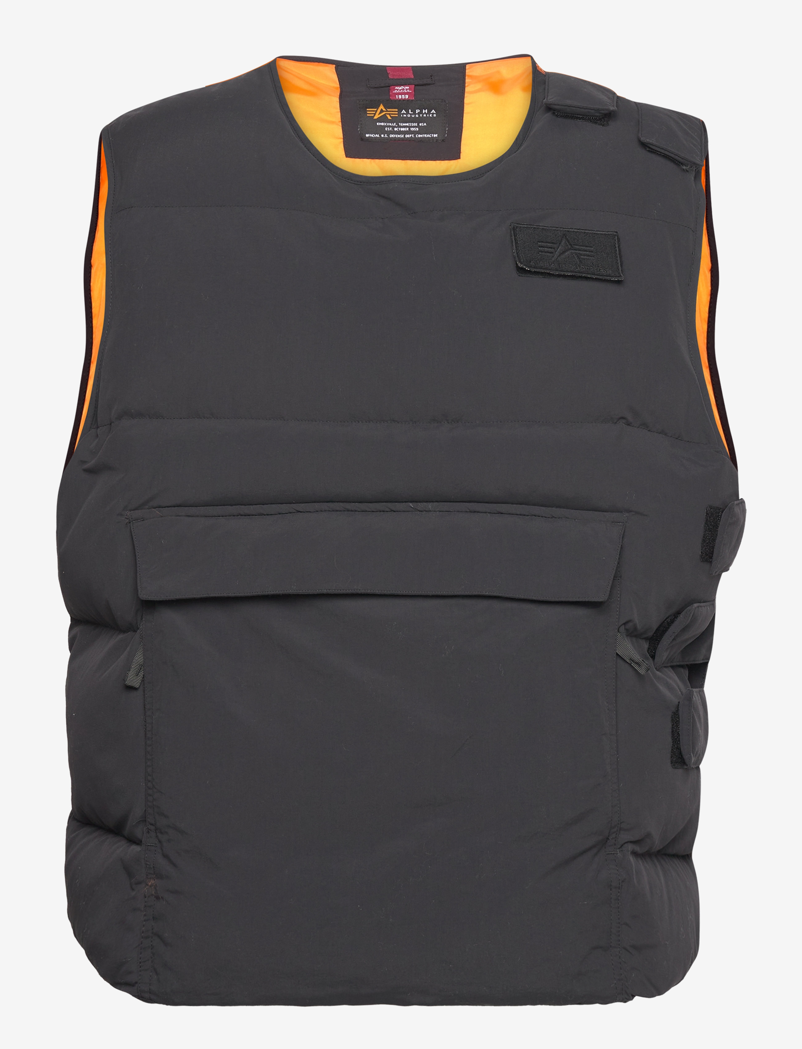 Alpha Industries Protector Puffer Vest, M, Black, Overtøj > Veste, Herre