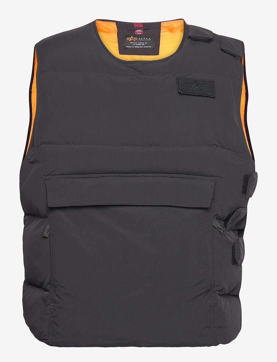 Alpha Industries - Protector Puffer Vest - gilets sans manches - black - 0