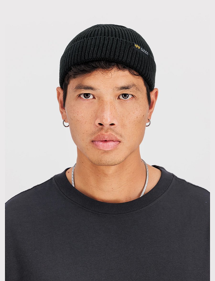 Alpha Industries - Dockers Beanie - hverdags stil - black - 0