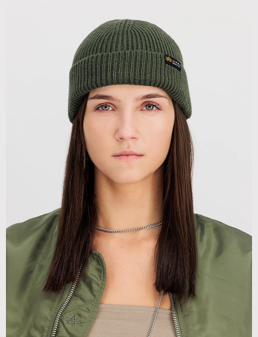 Alpha Industries - Dockers Beanie - vardagsstil - dark olive - 0
