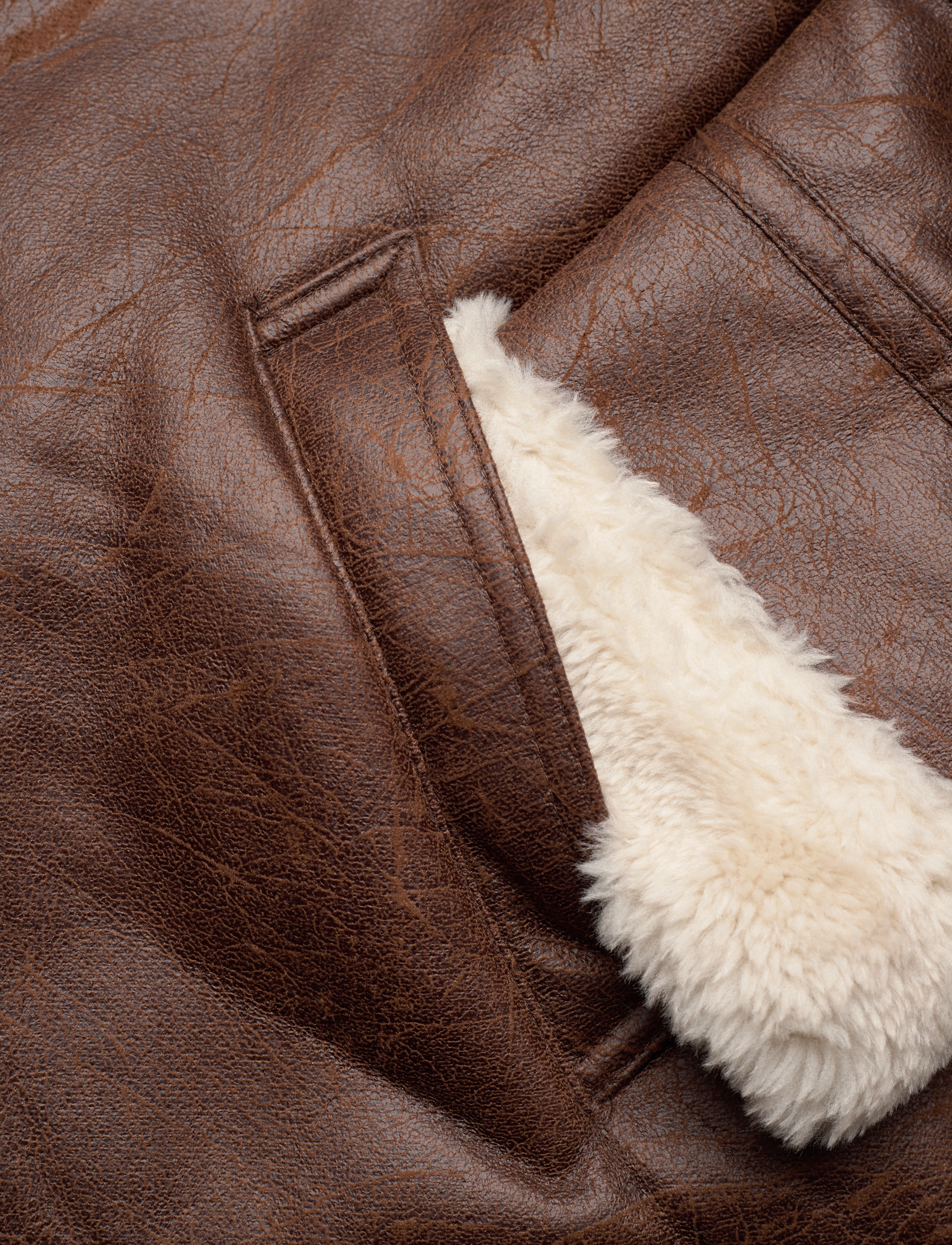 Alpha Industries - B3 FL - spring jackets - brown - 4
