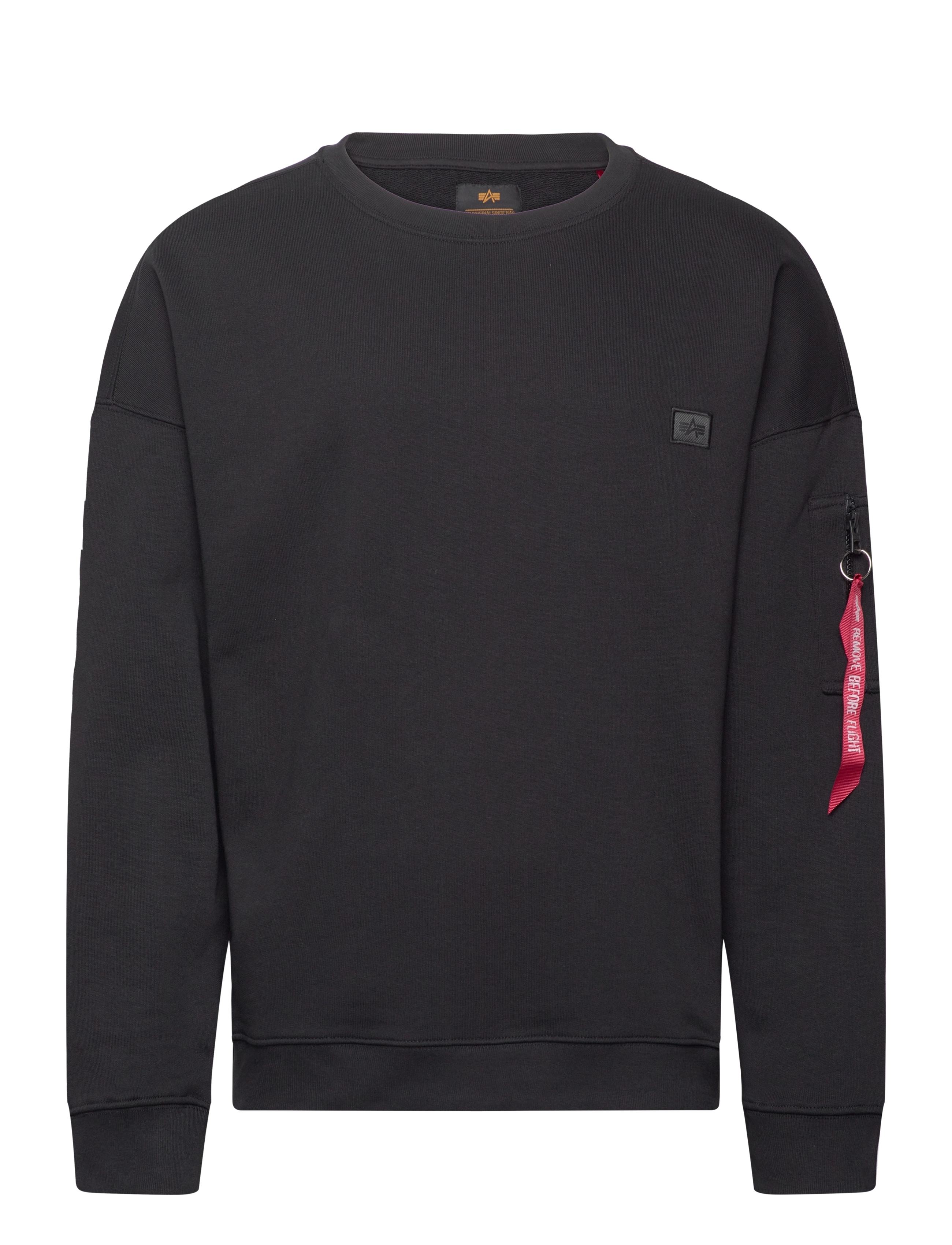 Alpha Industries Alpha Essentials RL Sweater - Alpha Industries - BLACK / black