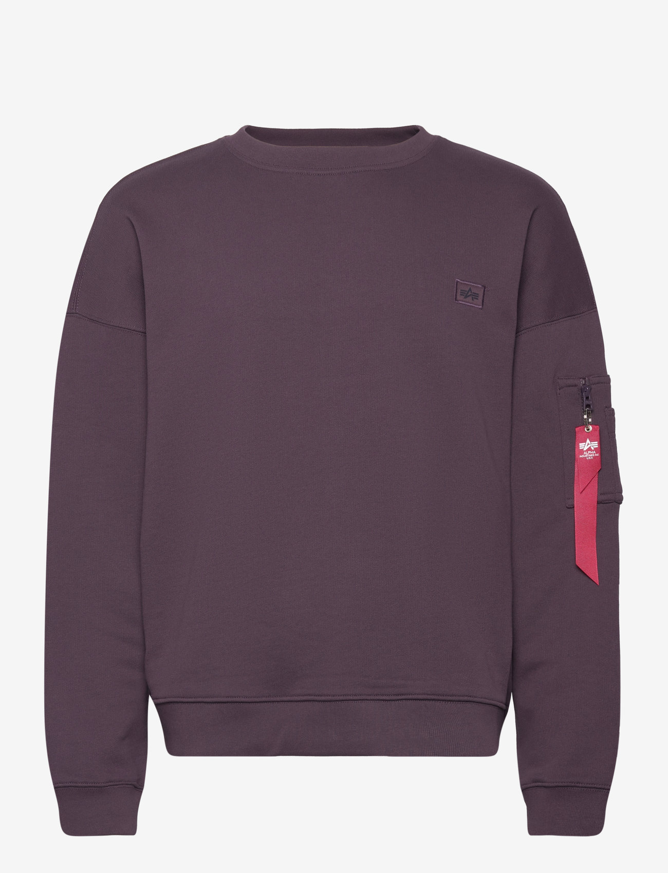 Alpha Industries - Alpha Essentials RL Sweater - dressipluusid - plum - 0