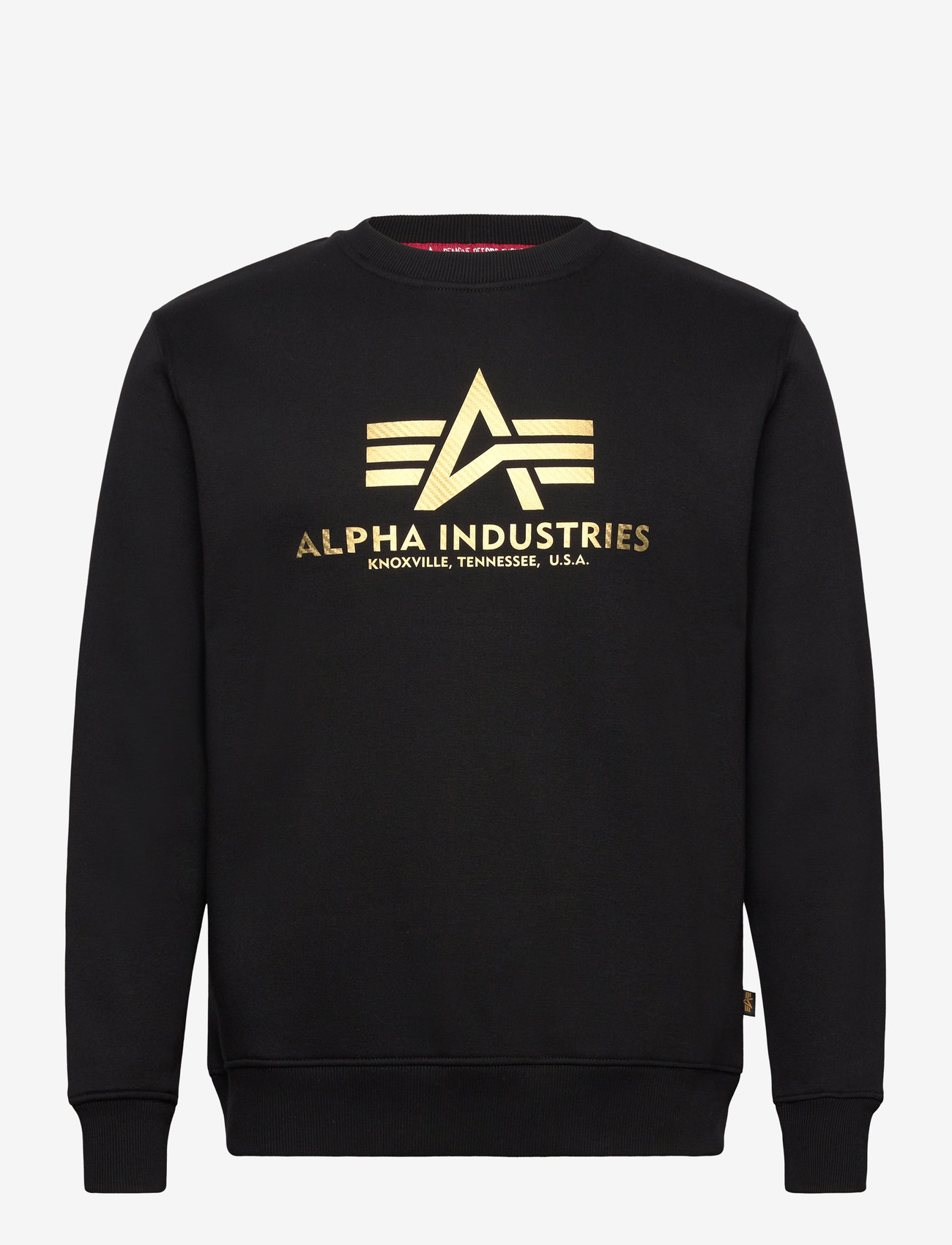 Alpha Industries - Basic Sweater Carbon - sweatshirts - black/gold - 0