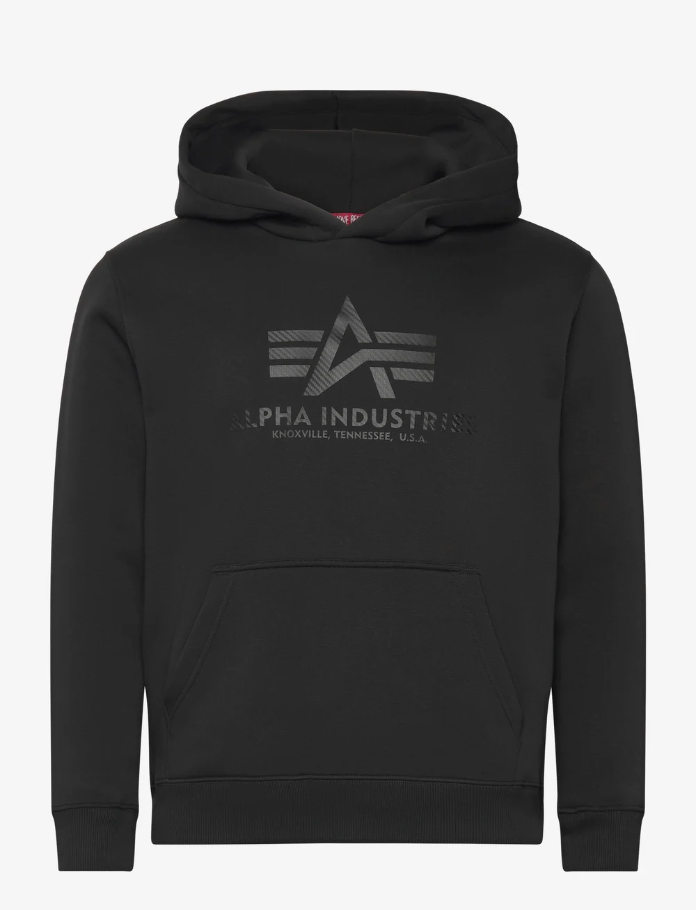 Alpha Industries - Basic Hoodie Carbon - kapuutsiga dressipluusid - black/black - 0