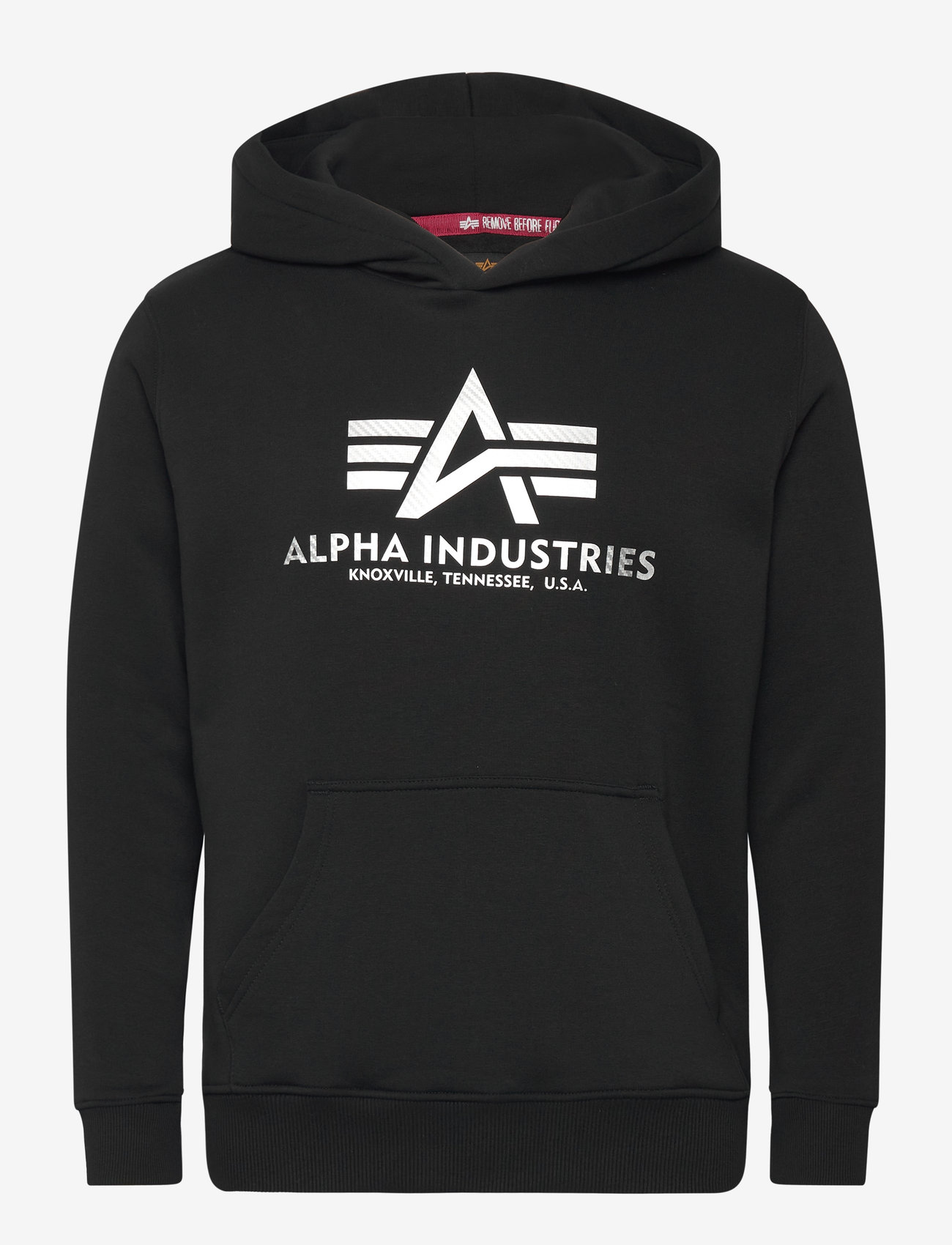 Alpha Industries - Basic Hoodie Carbon - hoodies - black / silver - 0