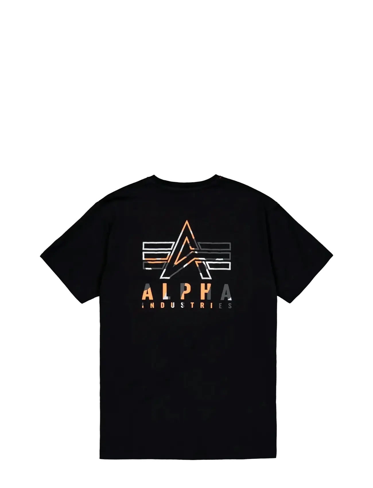 Alpha Industries - Camo Logo Puff Print Back Print T - t-shirts à manches courtes - black - 2