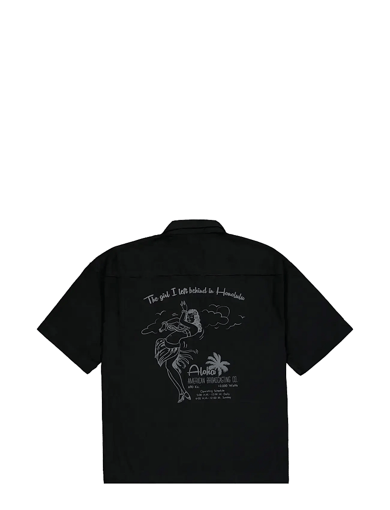 Alpha Industries - Aloha Safari Shirt - kurzarmhemden - black - 2