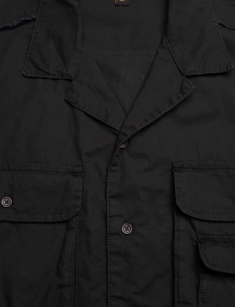 Alpha Industries - Aloha Safari Shirt - kurzarmhemden - black - 5