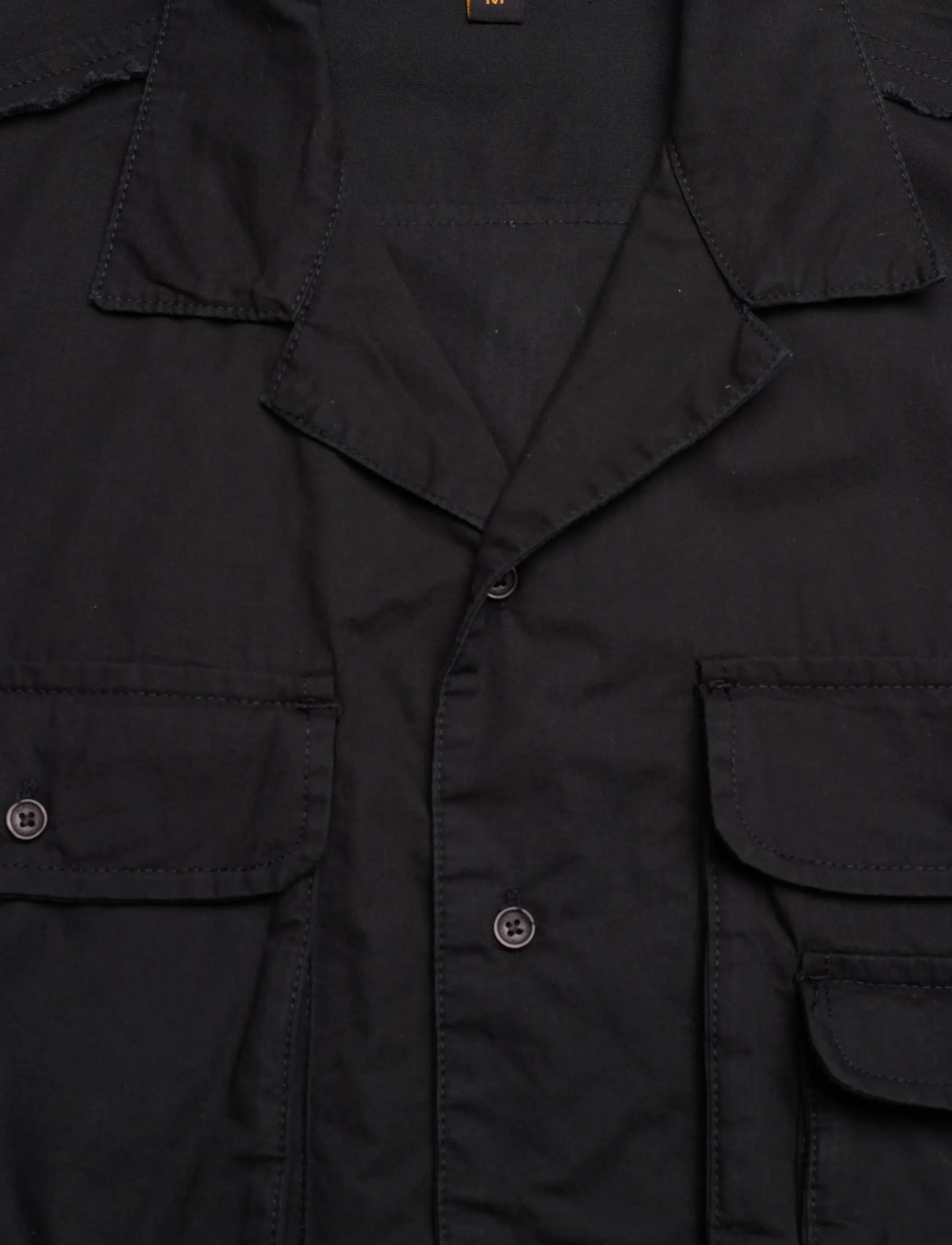Alpha Industries - Aloha Safari Shirt - kurzarmhemden - black - 5
