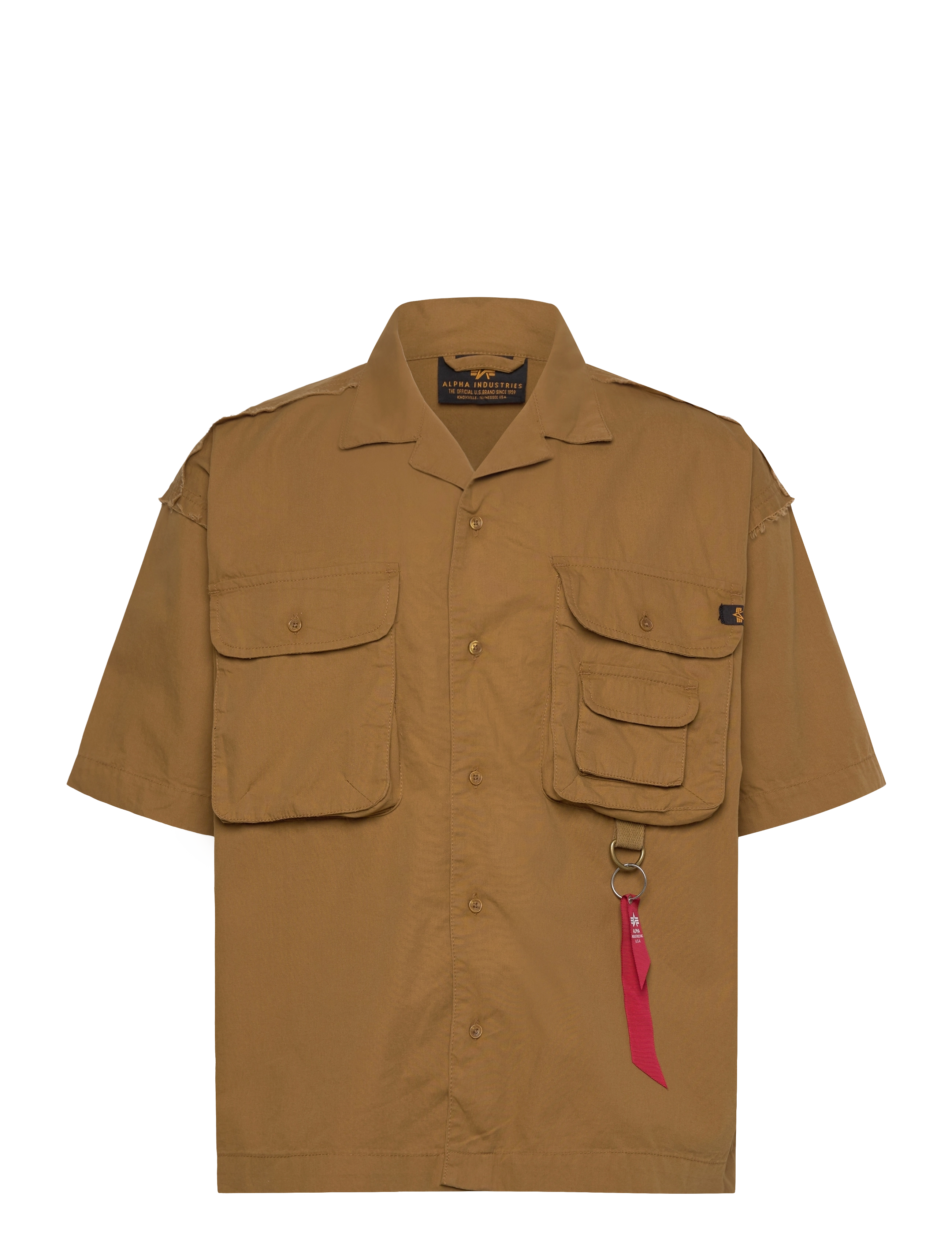 ALPHA INDUSTRIES Aloha Safari Shirt Braun - XL - Herren