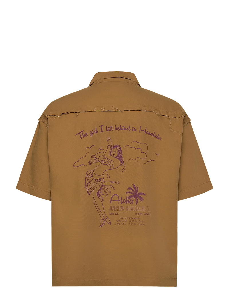 Alpha Industries - Aloha Safari Shirt - kortärmade skjortor - khaki - 2