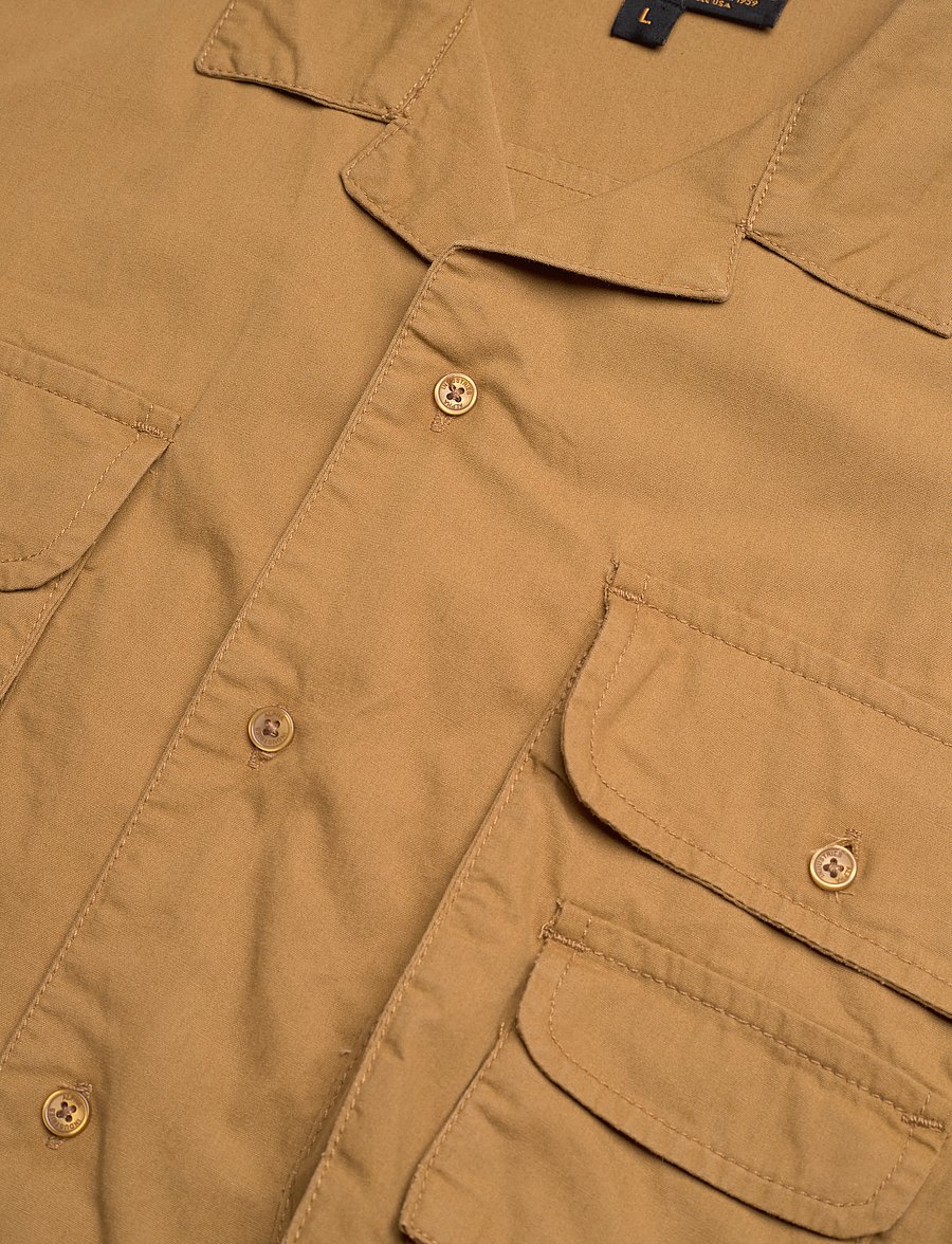 Alpha Industries - Aloha Safari Shirt - kurzarmhemden - khaki - 5