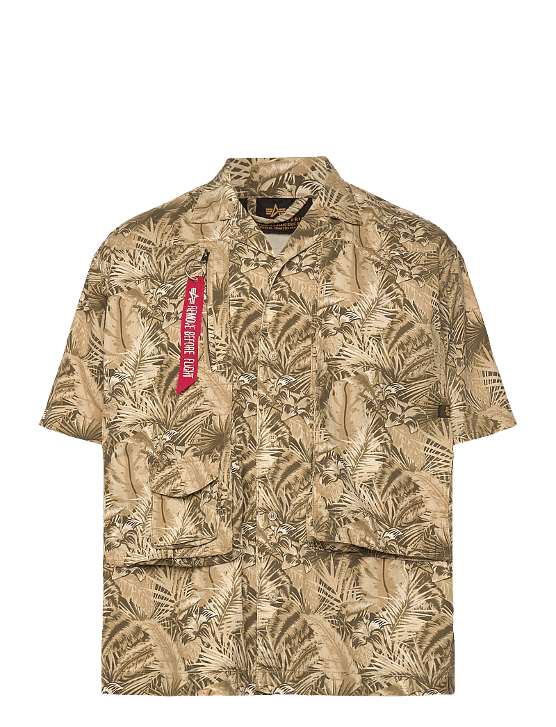 Alpha Industries - Honolulu Safari Shirt - kurzarmhemden - honolulu sand camo - 1