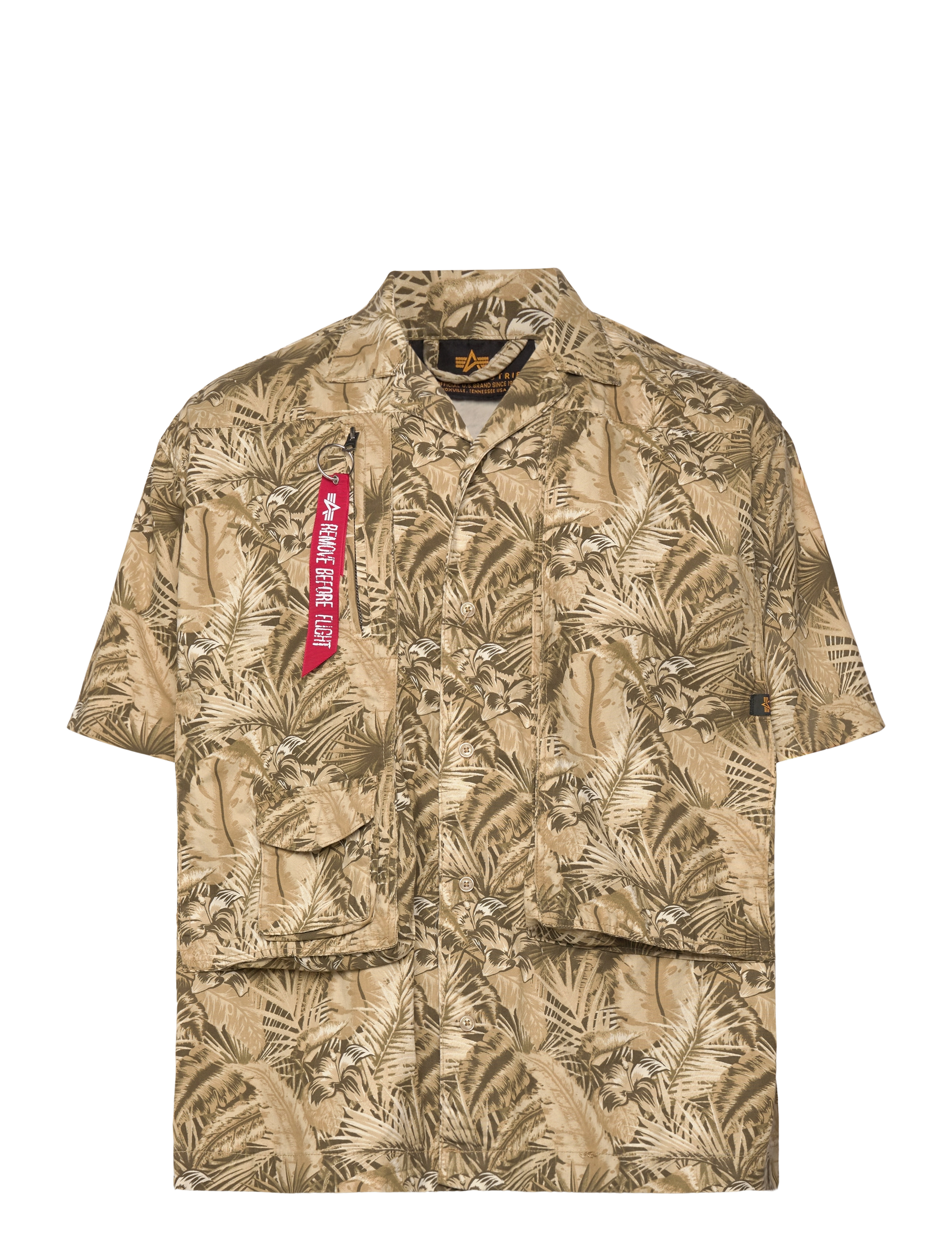 Alpha Industries Honolulu Safari Shirt - Alpha Industries - HONOLULU SAND CAMO / multi