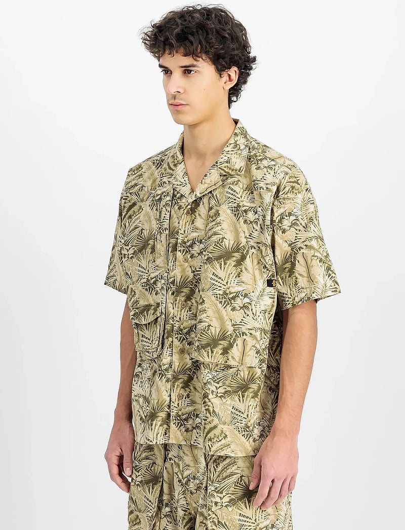 Alpha Industries - Honolulu Safari Shirt - kurzarmhemden - honolulu sand camo - 0
