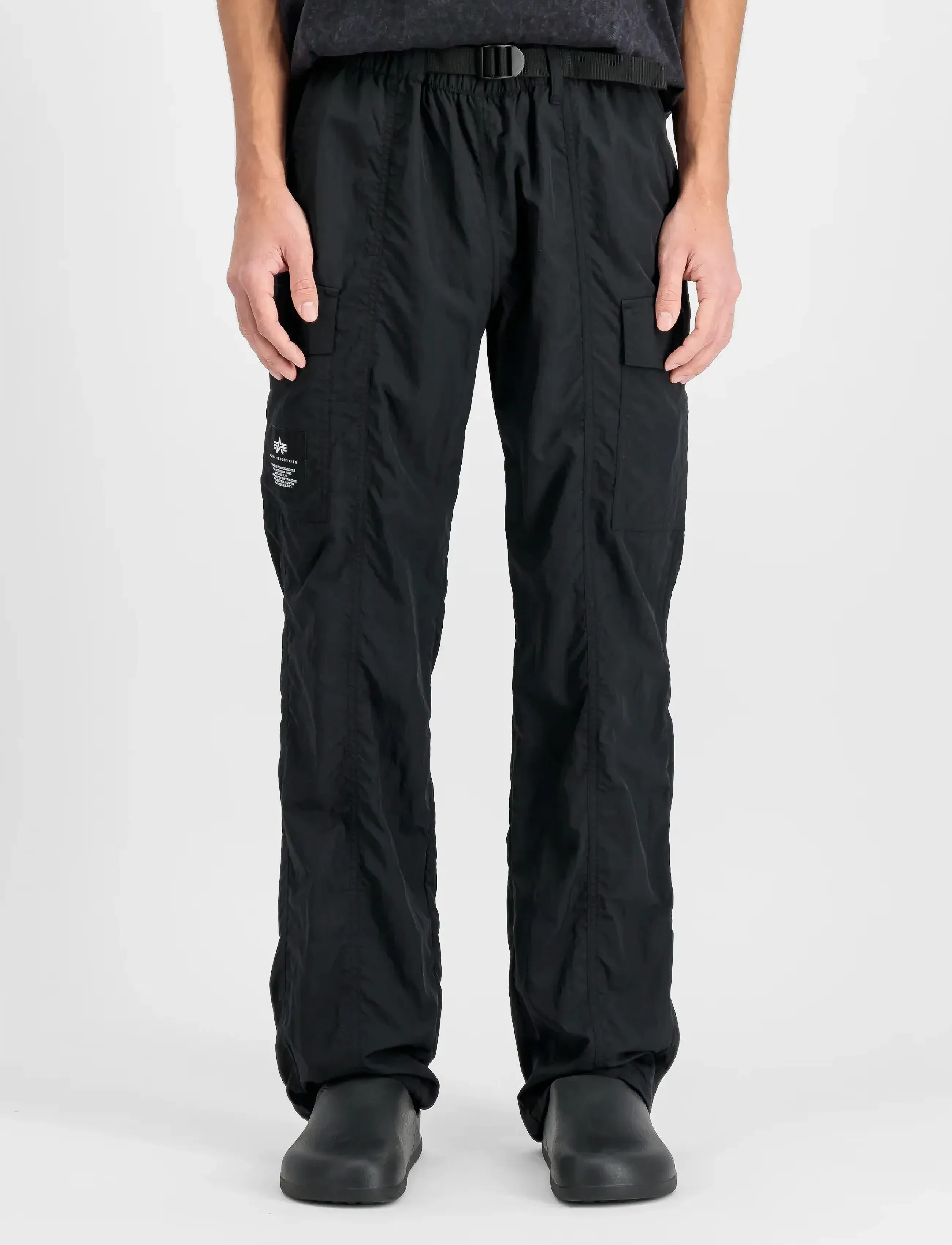 Alpha Industries Nylon Cargo Pants, 34, Black, Bukser > Cargo-Bukser, Herre