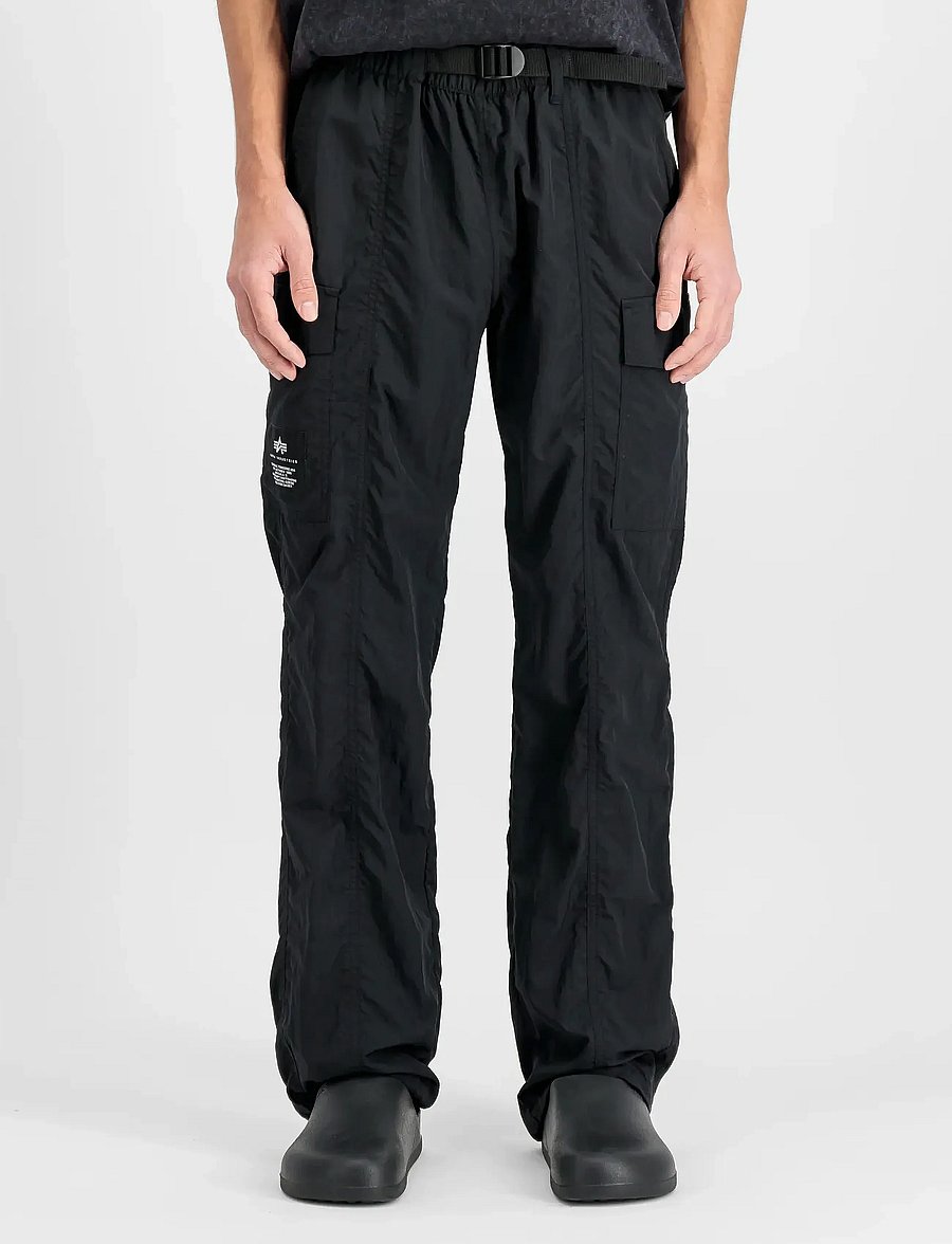 Alpha Industries - Nylon Cargo Pants - cargobukser - black - 0
