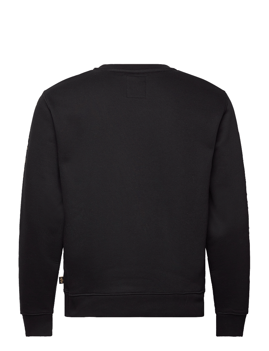 Alpha Industries - Camo Sleeve Sweatshirt - shoppa efter stil - black - 2