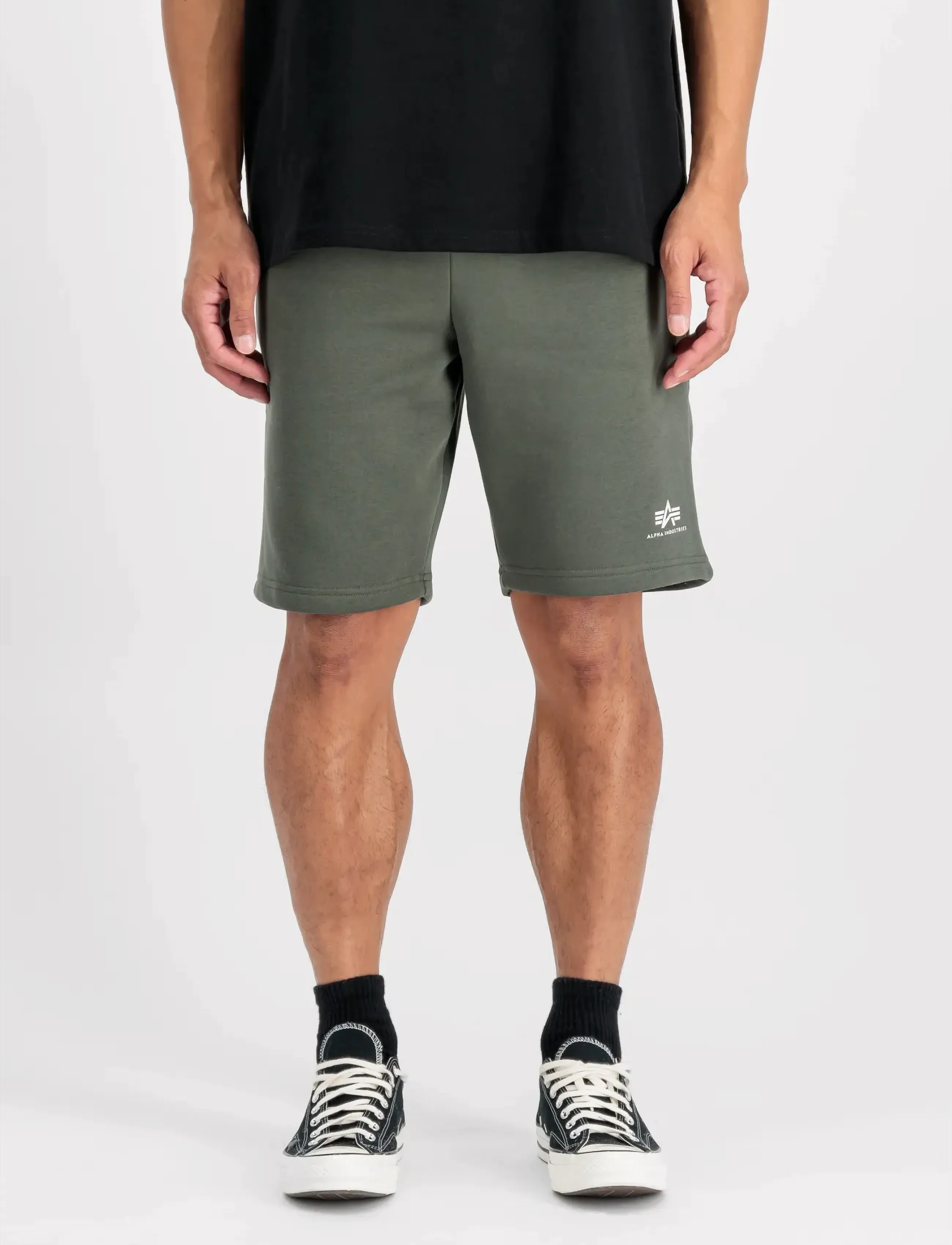 Alpha Industries Basic Short Sl Ii, S, Sport Shorts, Khakigrün - Sweat Männerswear