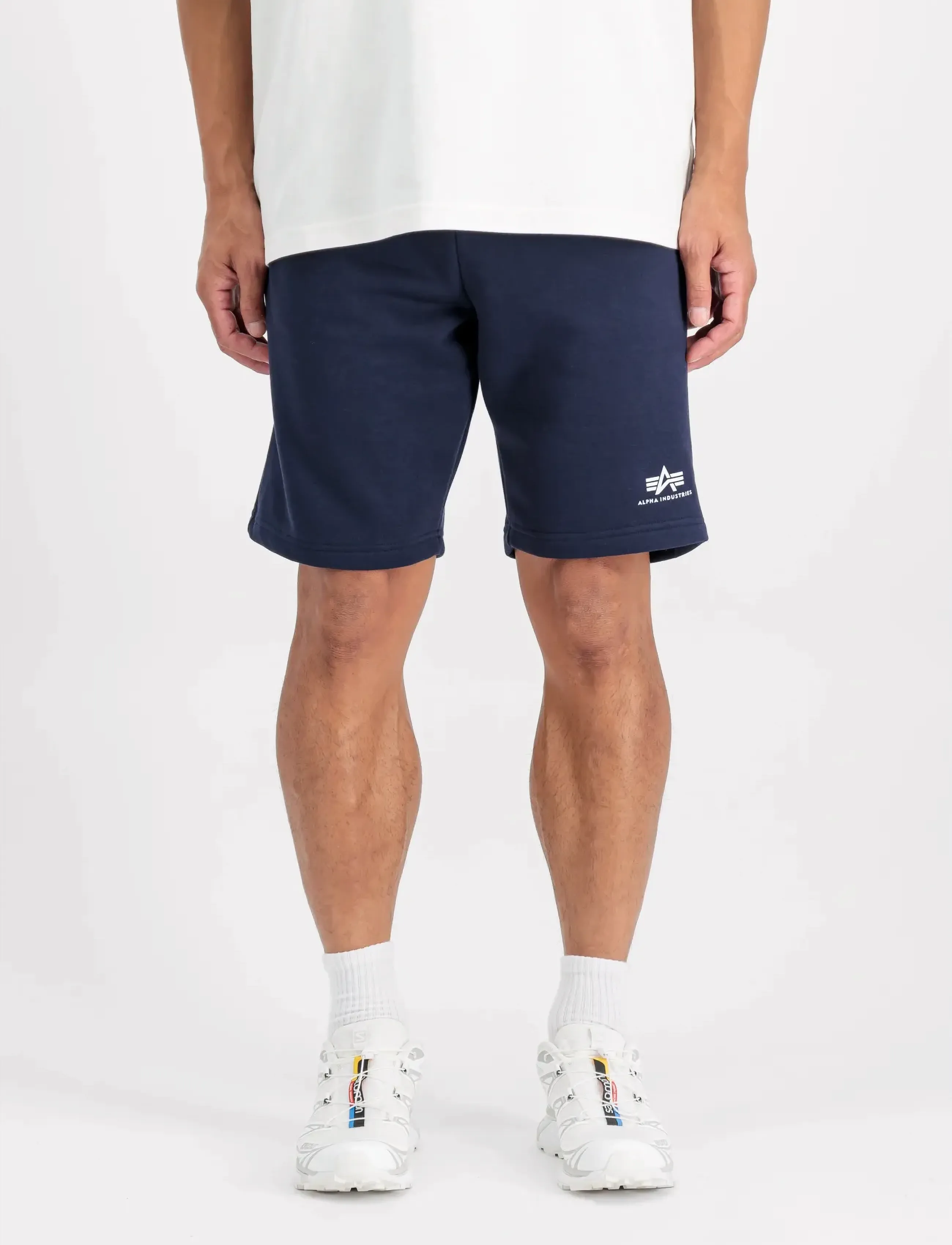 Alpha Industries Basic Short Sl Ii, XXL, Sport Shorts, Marineblau - Sweat Männerswear