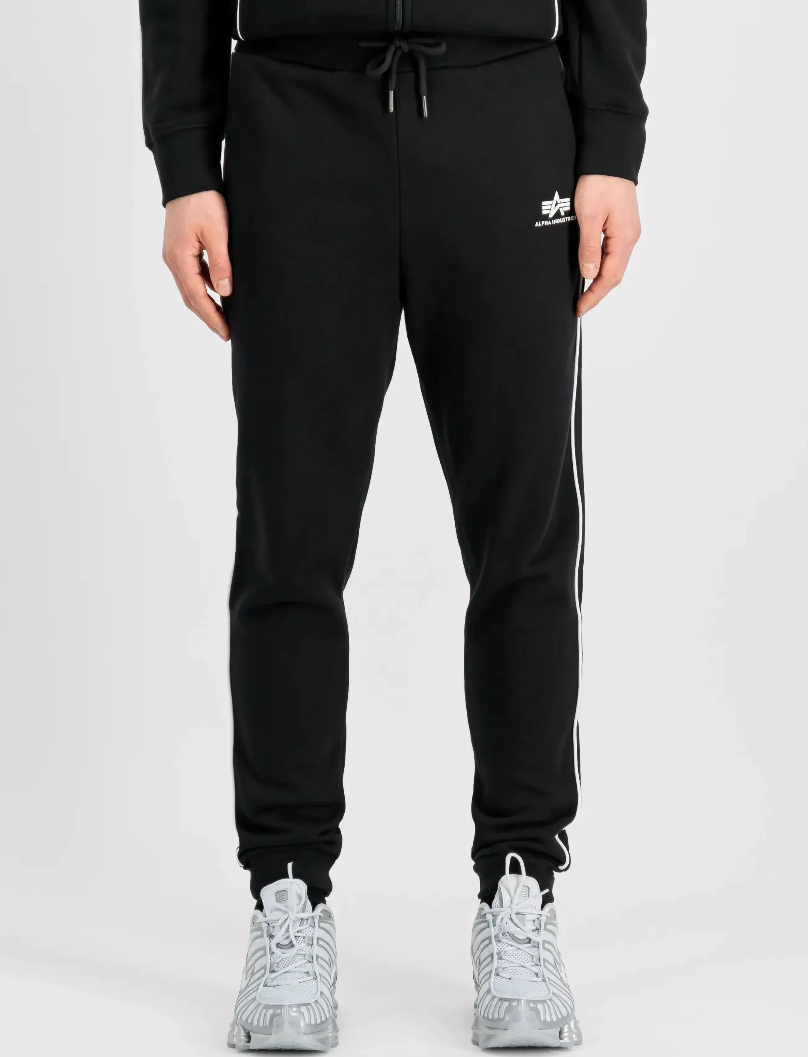 Alpha Industries Track Jogger SL - Tänavastiil - BLACK / black