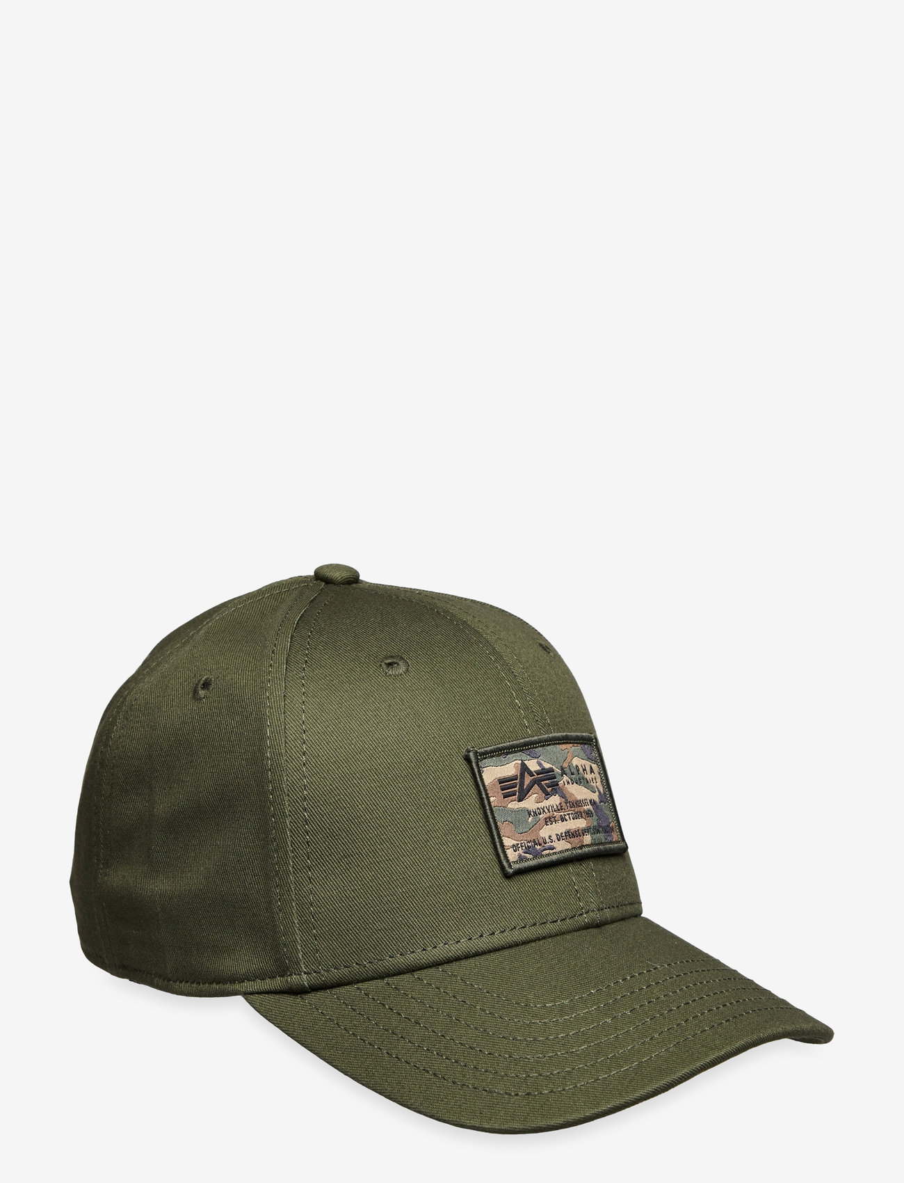 Alpha Industries - Crew Camo Cap - kasketter - dark olive - 0