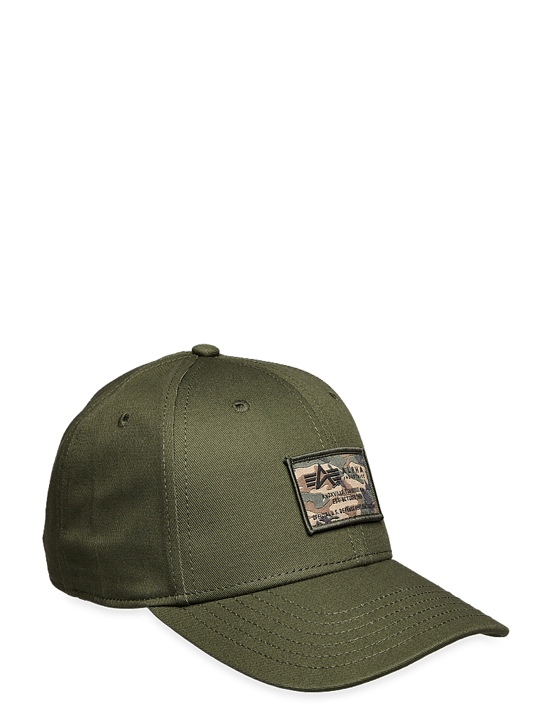 Alpha Industries - Crew Camo Cap - kasketter - dark olive - 0