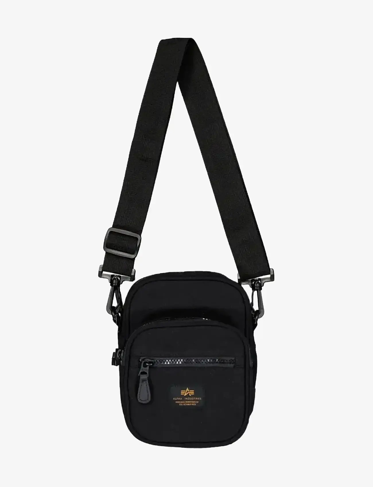 Alpha Industries - Label Messenger Bag S - shop etter stil - black - 3
