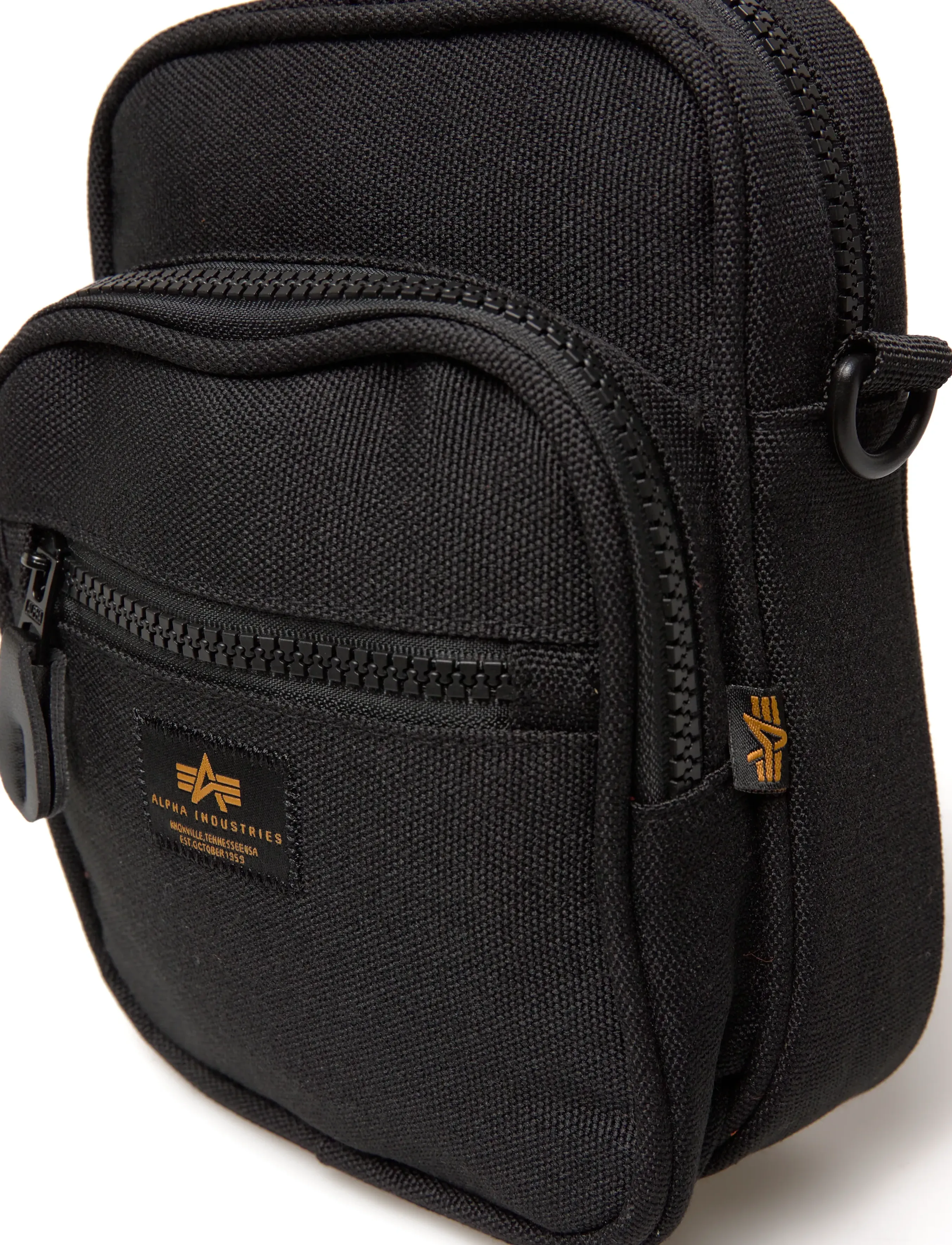 Alpha Industries - Label Messenger Bag S - osta tyylin mukaan - black - 5
