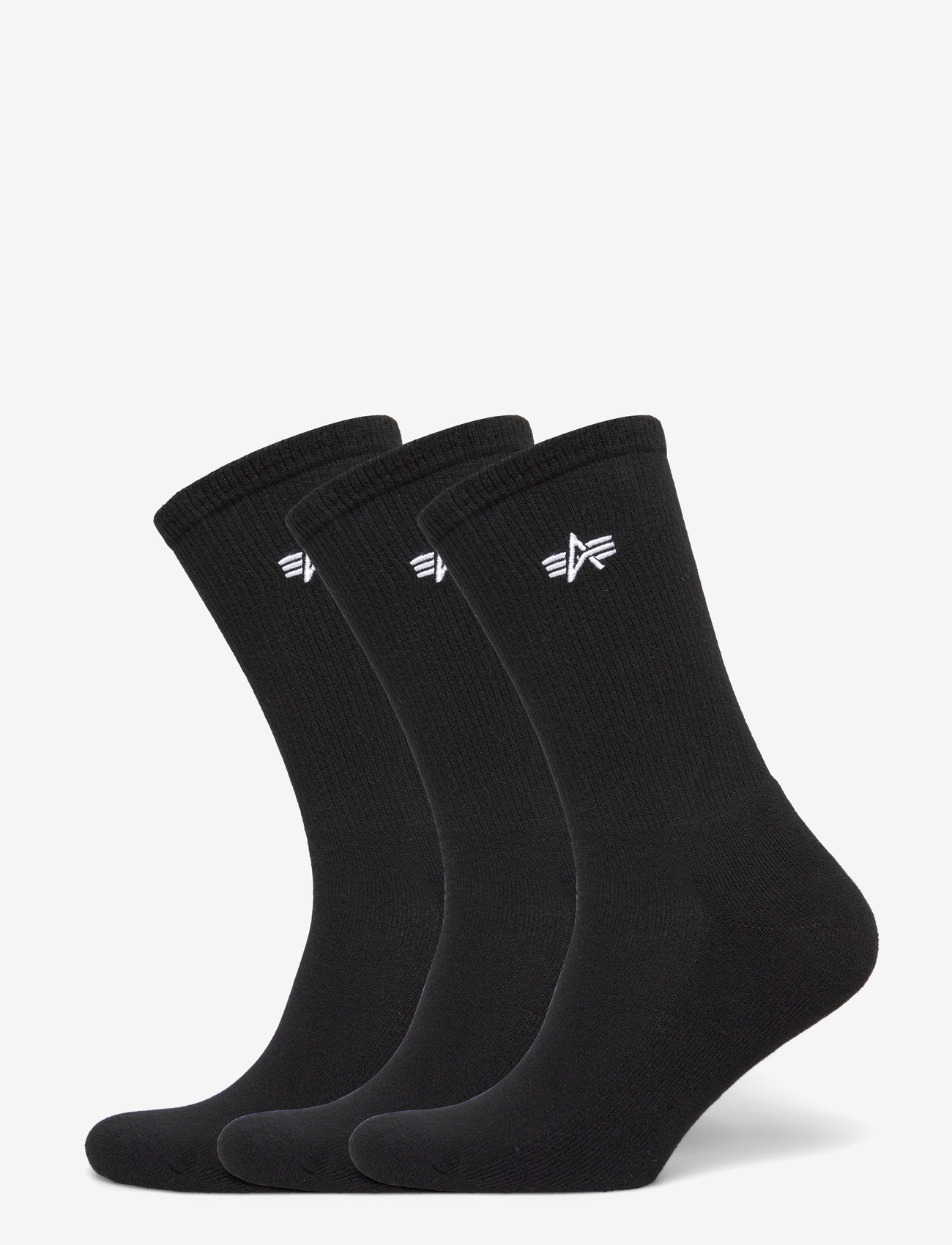 Alpha Industries - Basic Socks 3 Pack - crew-socken - black - 0