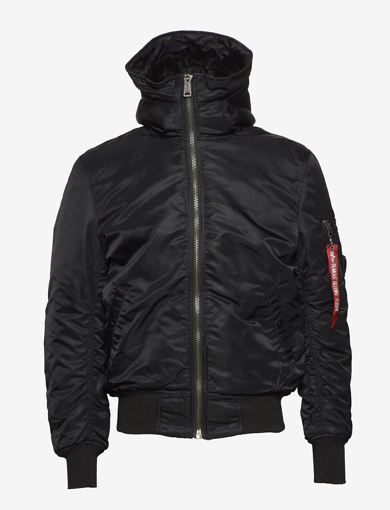 Alpha Industries - MA-1 Hooded - spring jackets - black - 1