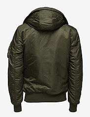 Alpha Industries - MA-1 Hooded - spring jackets - dark green - 2