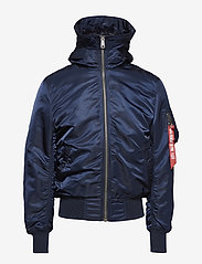 Alpha Industries - MA-1 Hooded - spring jackets - rep.blue - 1