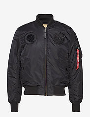 Alpha Industries - MA-1 VF NASA - spring jackets - all black - 0