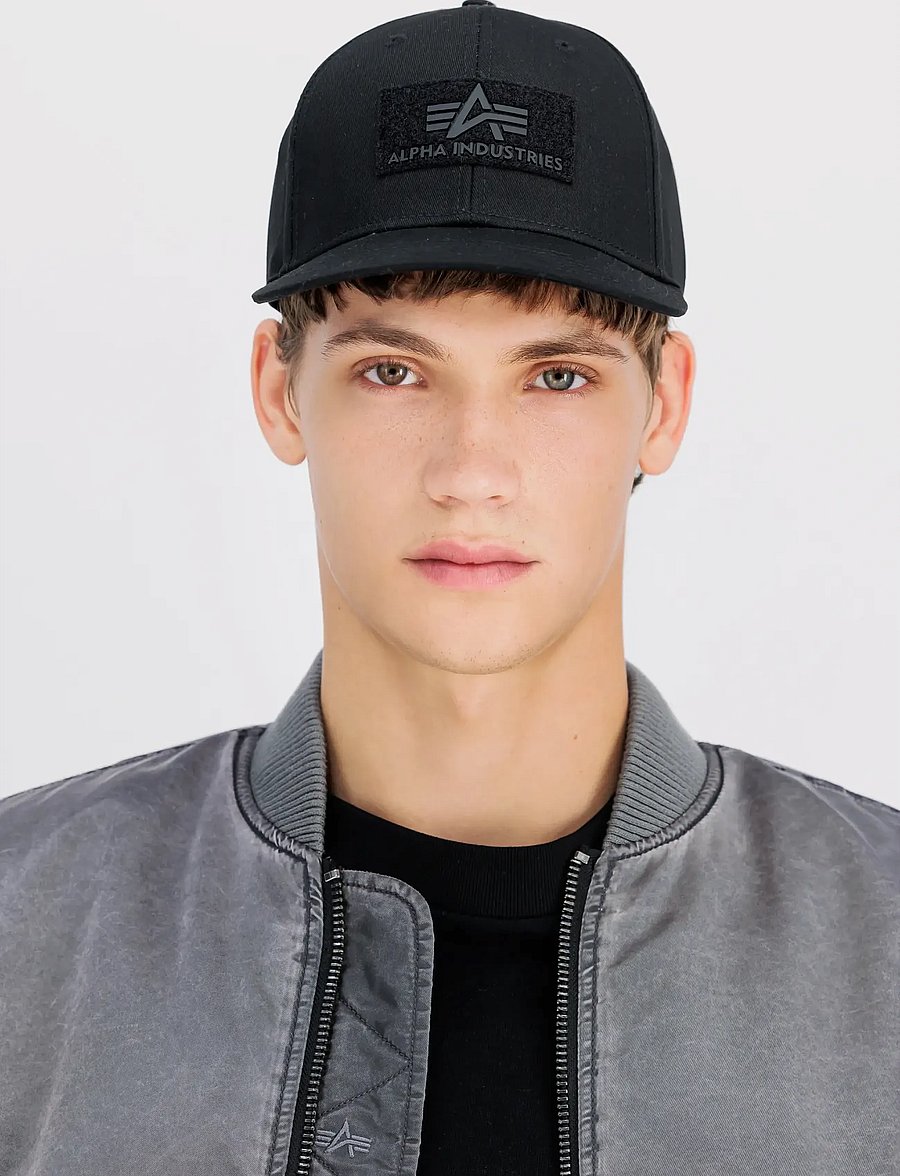 Alpha Industries - Velcro Cap - kappen - black - 0