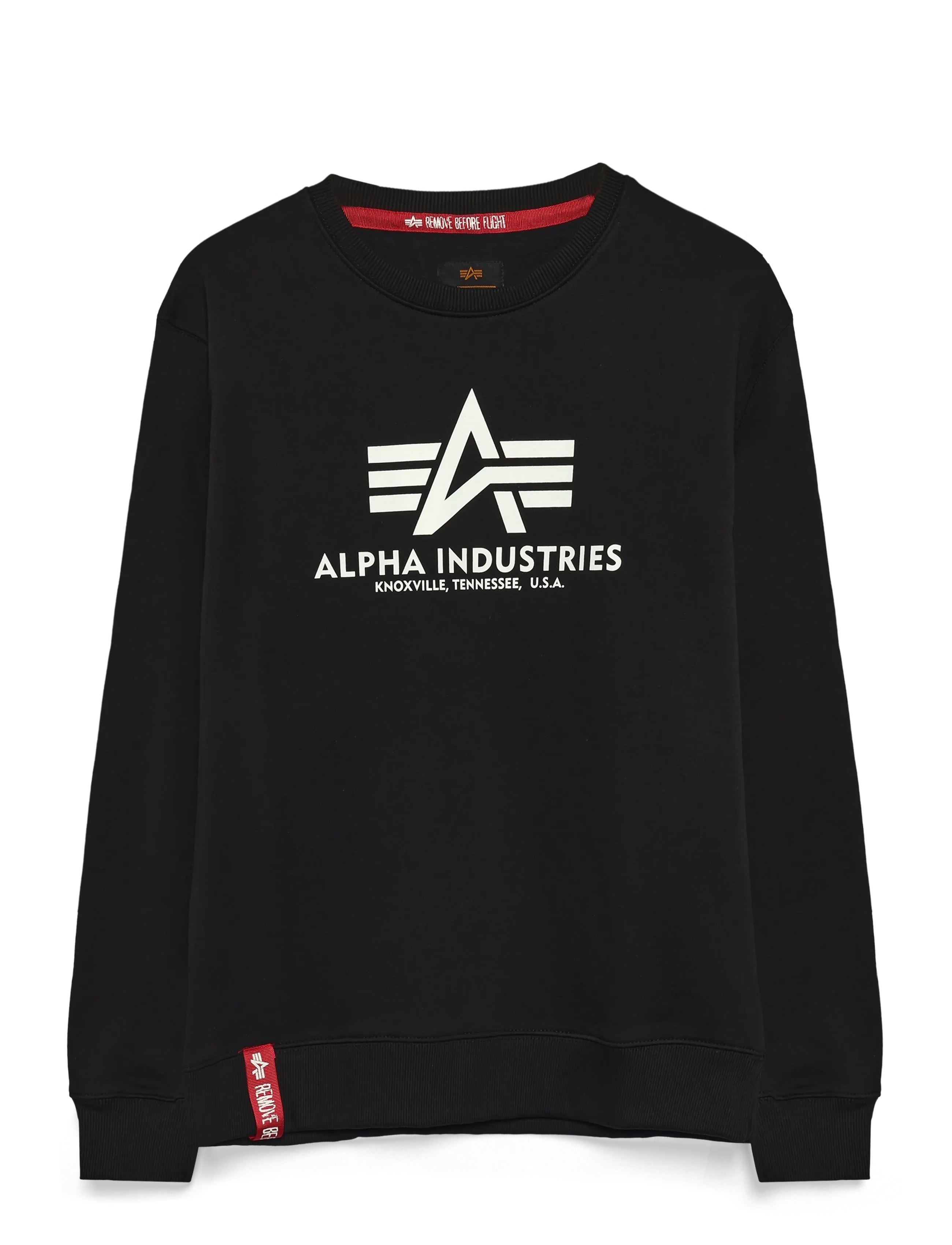 ALPHA INDUSTRIES Basic Sweatshirt Bl Schwarz - XXL - Herren