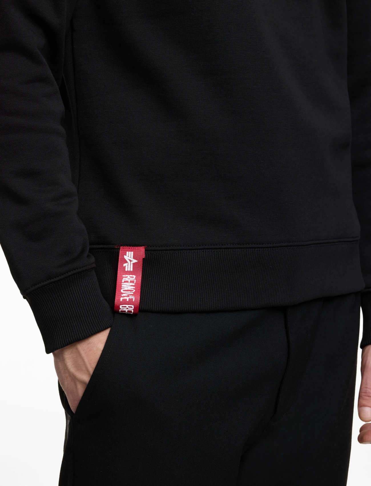 Alpha Industries - Basic Sweater - shoppa efter stil - black - 5