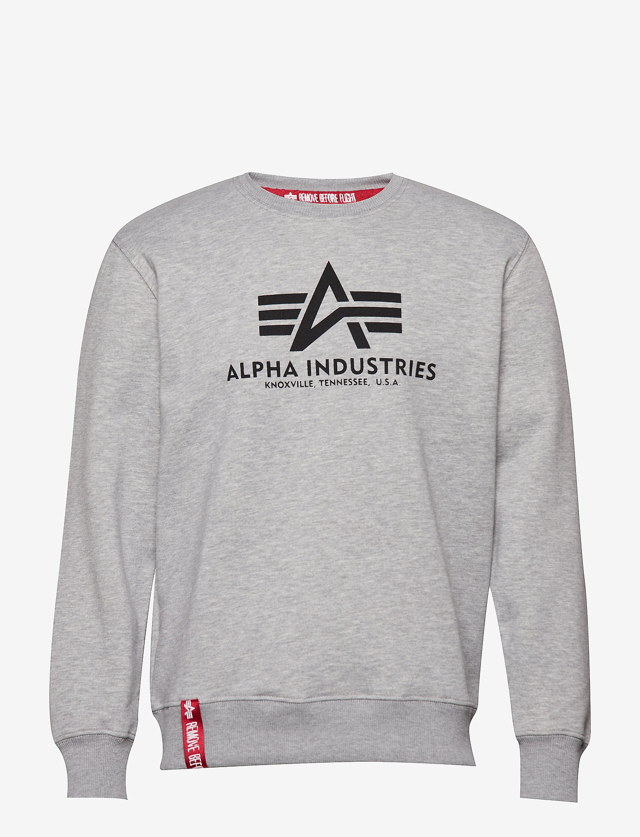 Alpha Industries - Basic Sweater - shoppa efter stil - grey heather - 0