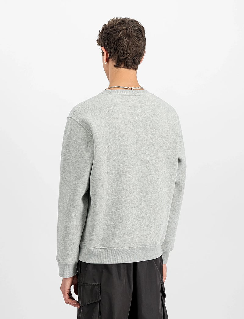 Alpha Industries - Basic Sweater - nach stil kaufen - grey heather - 3