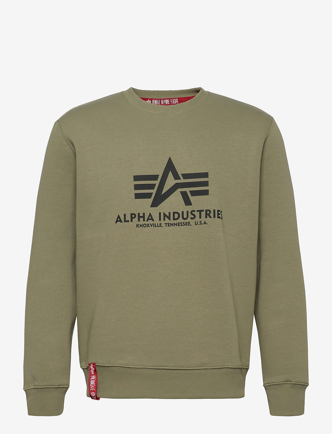 Alpha Industries - Basic Sweater - svetarit - olive - 0