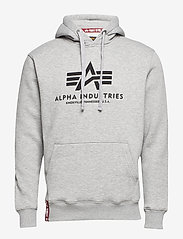 Alpha Industries - Basic Hoody - hettegensere - grey heather - 0