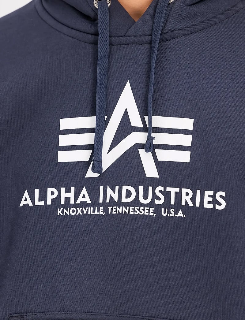 Alpha Industries - Basic Hoodie BL - kapuzenpullover - navy - 4