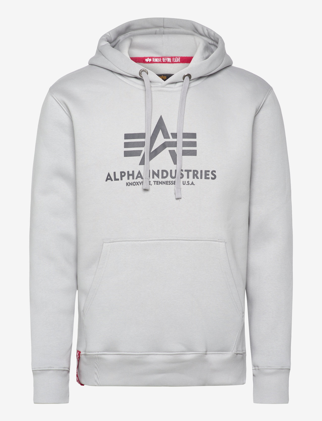 Alpha Industries - Basic Hoodie BL - hættetrøjer - pastel grey - 1