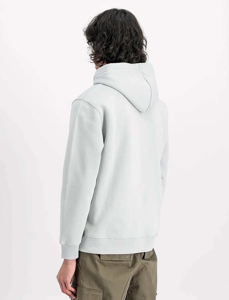 Alpha Industries - Basic Hoodie BL - bluzy z kapturem - pastel grey - 3
